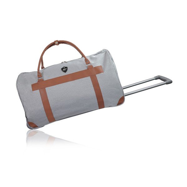 Borsa da viaggio grigia su ruote Oslo, 93 l - GENTLEMAN FARMER