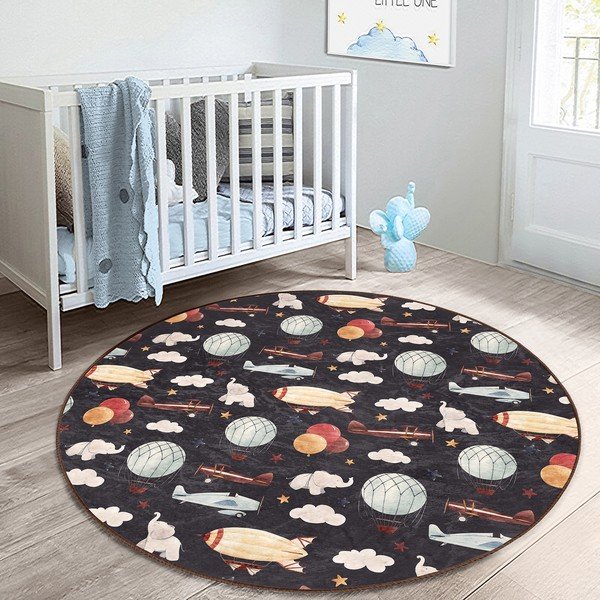 Tappeto per bambini ø 100 cm Comfort - Mila Home-image-4