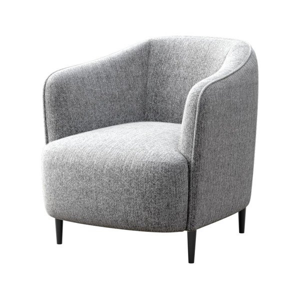 Poltrona in grigio chiaro Galbe – Ghado-image-2