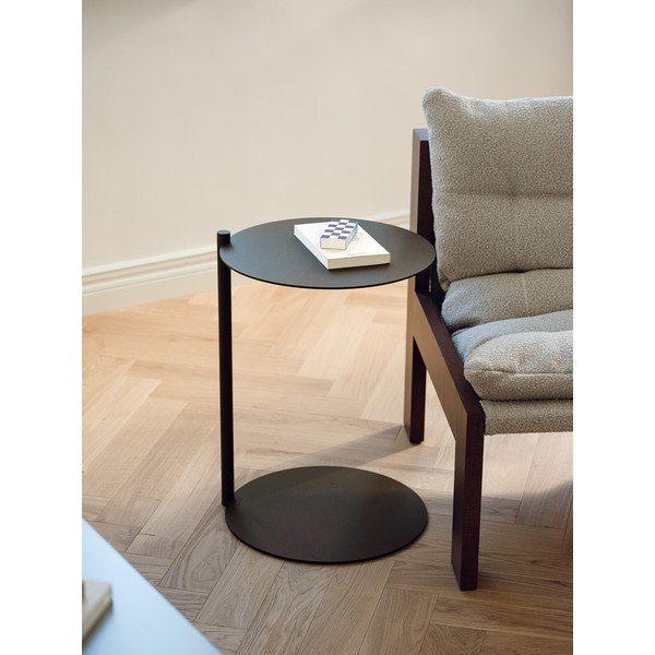 Tavolino rotondo in acciaio ø 40 cm Ande – noo.ma-image-1