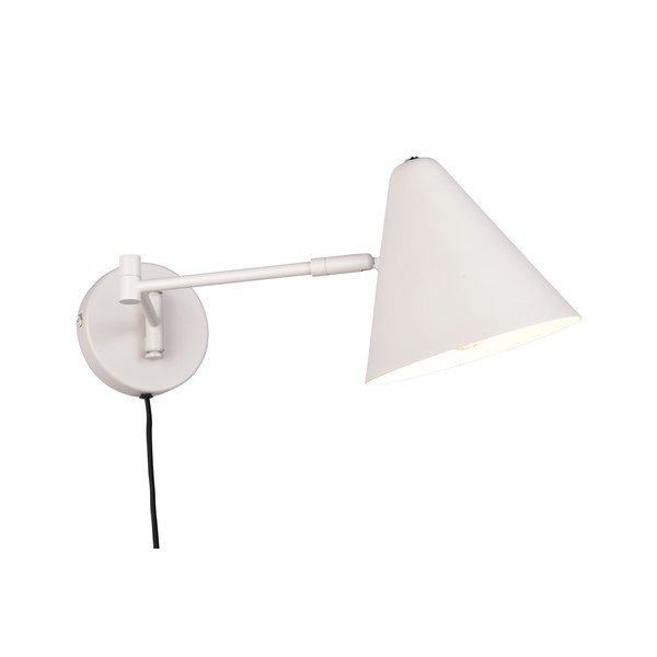 Lampada da parete avorio con alimentazione a corrente con struttura flessibile ø 15 cm Cosima – Trio-image-3