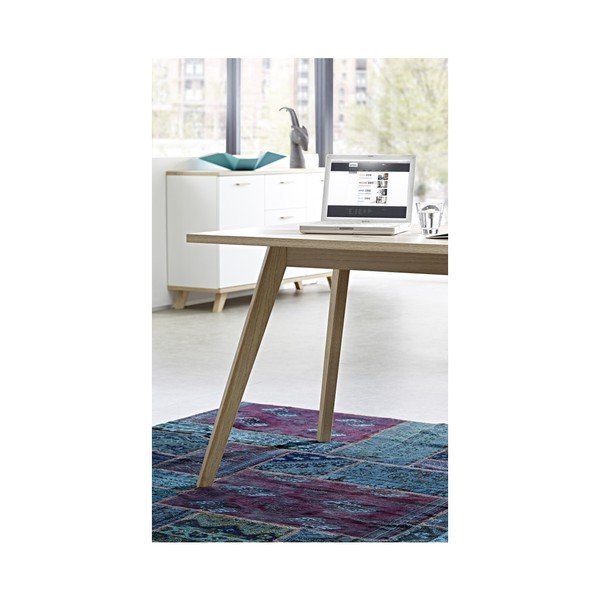 Tavolo da lavoro in rovere 144x145 cm Oslo - Germania-image-2