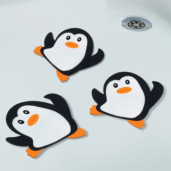 Set di tappetini antiscivolo per bambini 5 pz per la vasca 11x12 cm Pingy – Spirella-image-1