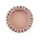 Piatto fondo beige per bambini , ø 15,5 cm Eat & Learn - Design Letters