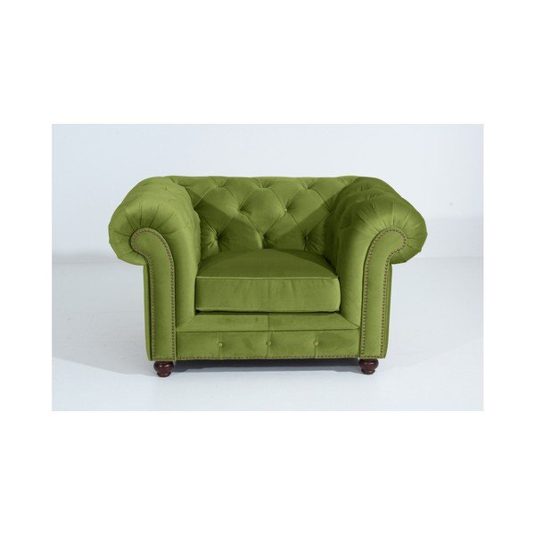Poltrona verde Orleans Velvet - Max Winzer