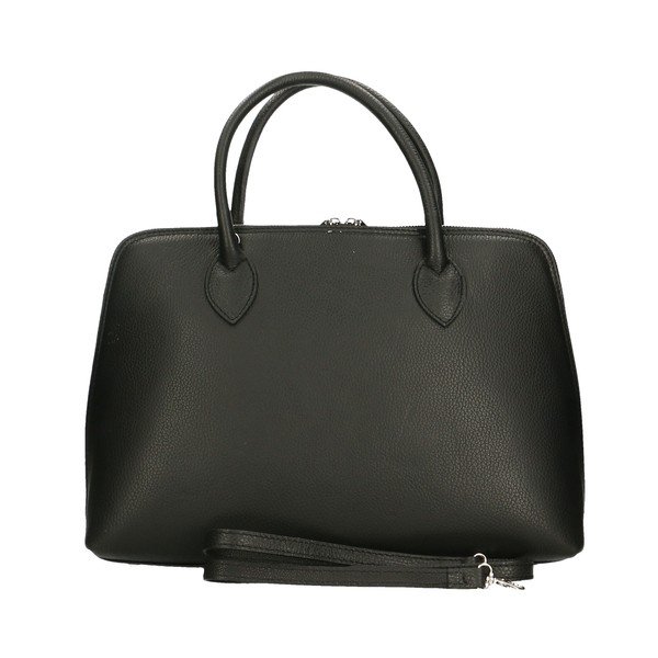 Borsa in pelle nera Parula - Chicca Borse