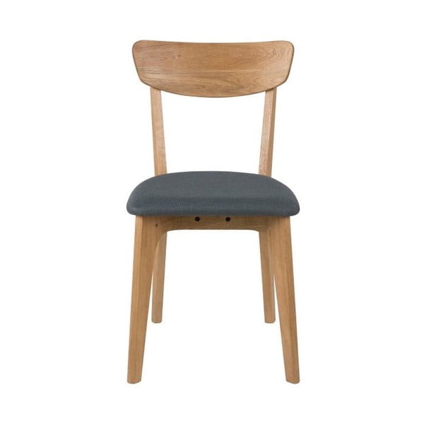 Sedie da pranzo in set grigie/di colore naturale in imbottito 2 pz Taxi – Actona-image-2