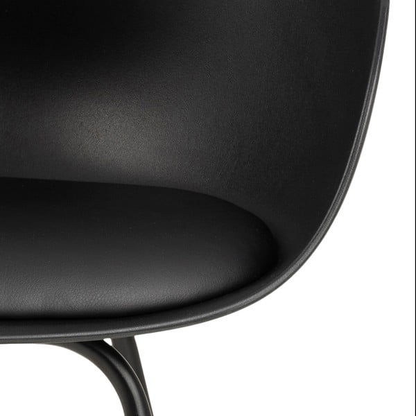 Sedia a dondolo nera Tina - Actona-image-3