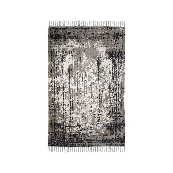 Tappeto in cotone blu e beige Colorful Living Porro, 200 x 300 cm - HSM collection