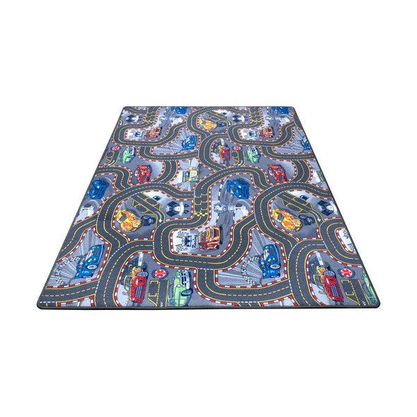 Tappeto da gioco per bambini blu 160x240 cm Race Track – Hanse Home-image-4