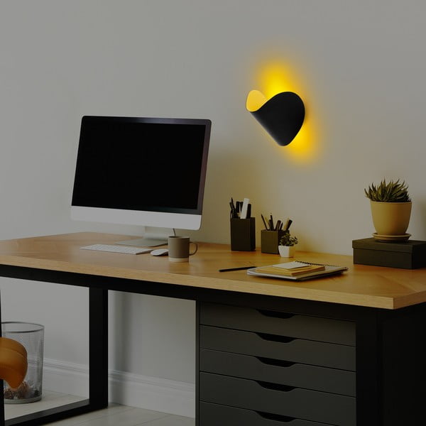 Lampada da parete a LED nera Heybe - Opviq lights-image-4