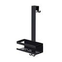 Mensola da bagno da appendere nera in acciaio inox Bribano – Wenko