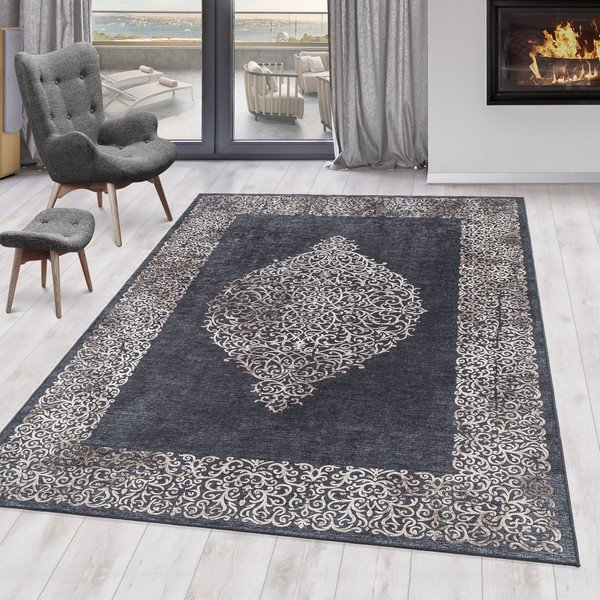 Passatoia lavabile antracite 80x250 cm Fiesta - Ayyildiz Carpets-image-1
