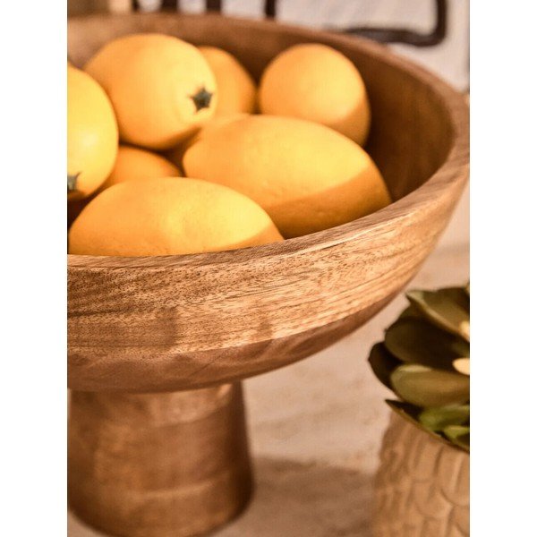 Ciotola di colore naturale in legno ø 27 cm Kara – Premier Housewares-image-1