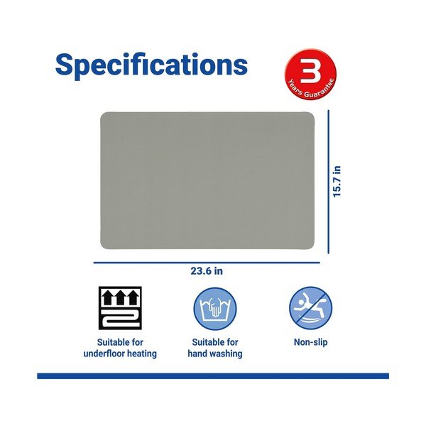 Tappetino per il bagno verde in tessuto 40x60 cm Green – Wenko-image-3