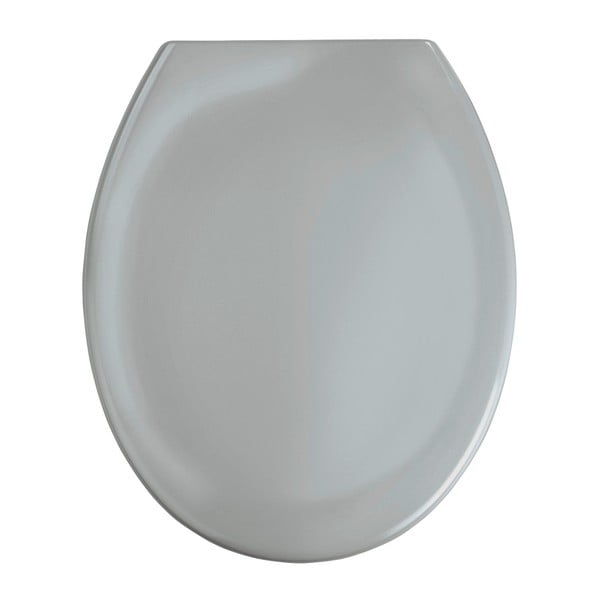 Sedile per wc grigio chiaro con chiusura facilitata Premium , 45,2 x 37,6 cm Ottana - Wenko