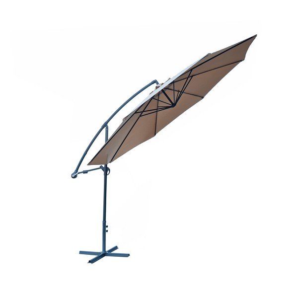 Ombrellone beige ø 350 cm - Rojaplast-image-3