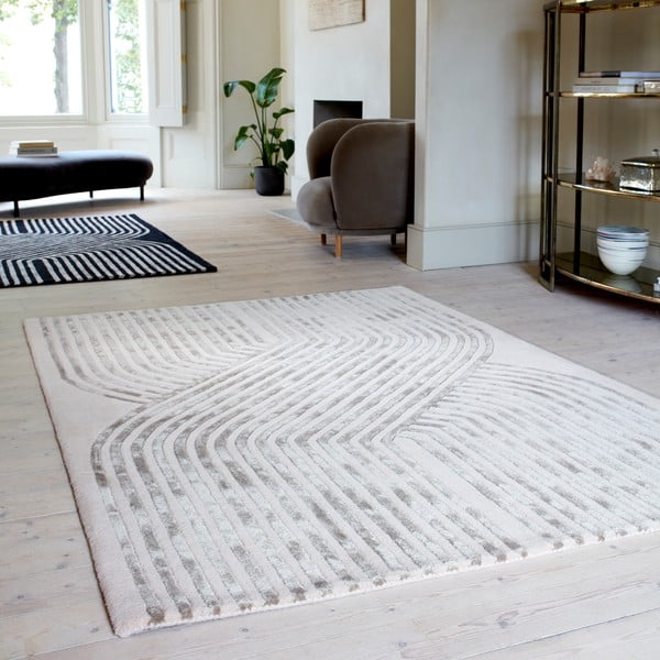 Tappeto crema tessuto a mano con lana 160x230 cm Matrix - Asiatic Carpets-image-1