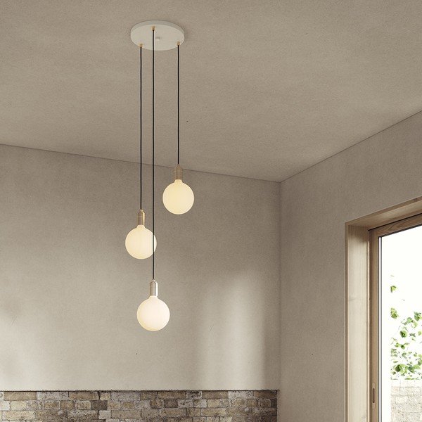 Lampadario con intensità regolabile color bronzo ø 25 cm Triple Pendant – tala-image-1