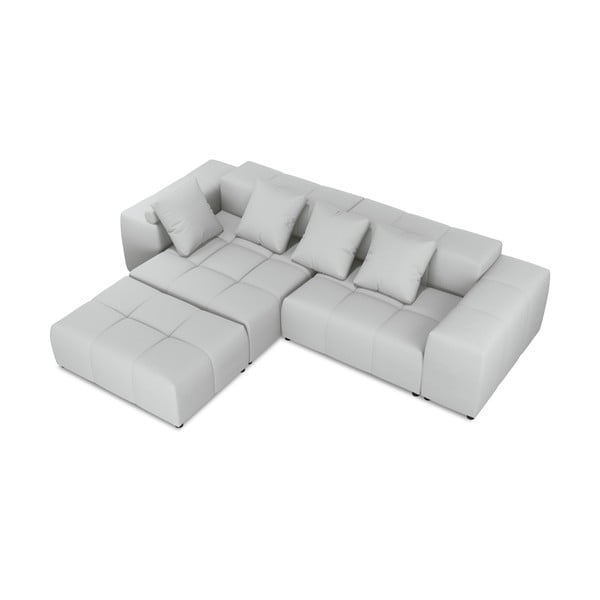 Divano angolare grigio (variabile) Rome - Cosmopolitan Design-image-3