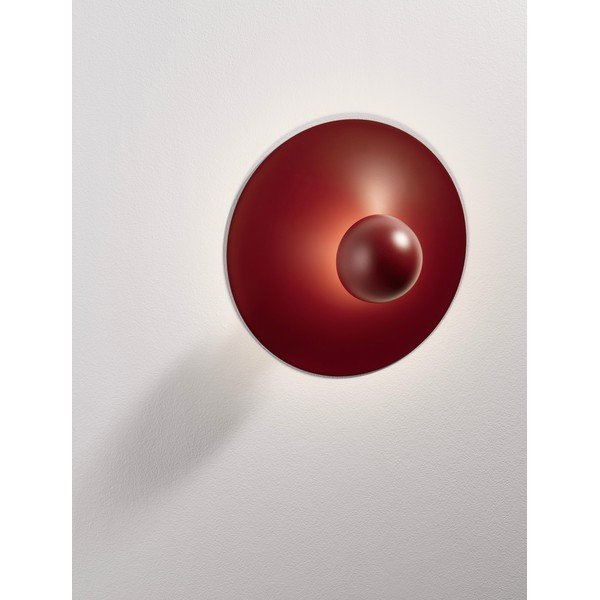 Lampada da parete LED burgundy in alluminio Edem – Nova Luce-image-1