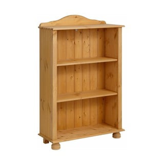 Libreria color legno naturale in legno di pino 77x116 cm Ella - Støraa