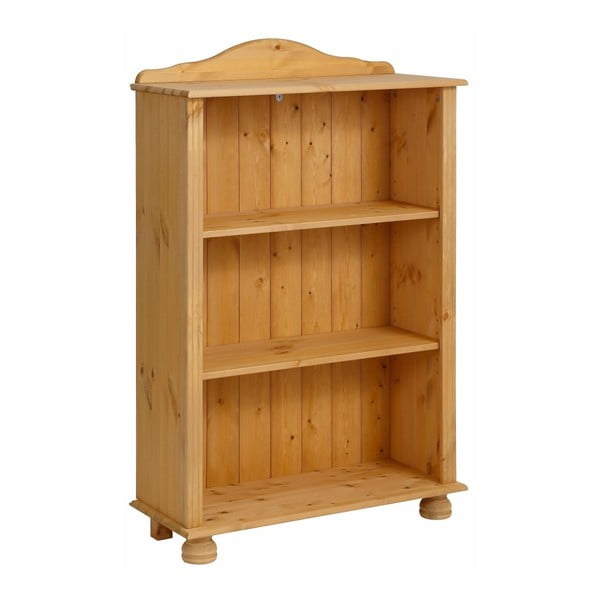 Libreria color legno naturale in legno di pino 77x116 cm Ella - Støraa