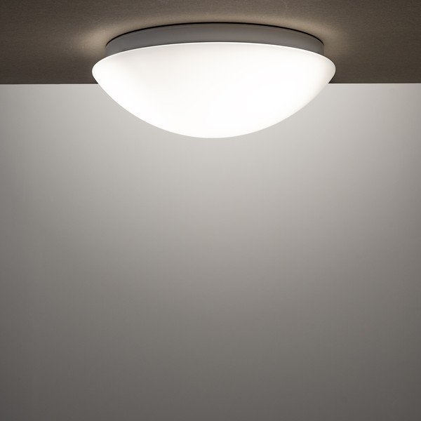 Lampada da soffitto bianca ø 35 cm con paralume in vetro Mato - Sotto Luce-image-1