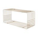 Mensola beige in metallo con ripiani multipli 70 cm Wire – Mette Ditmer Denmark