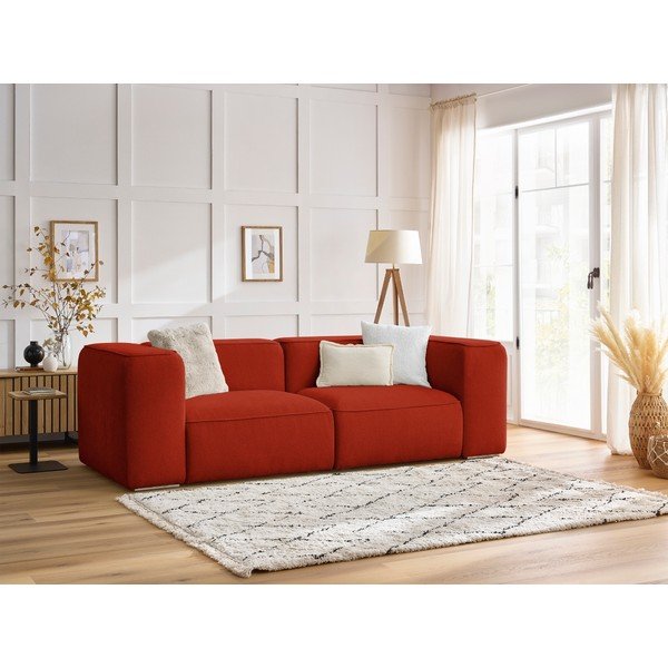 Divano color mattone 255 cm Zephyr – Bobochic Paris-image-1