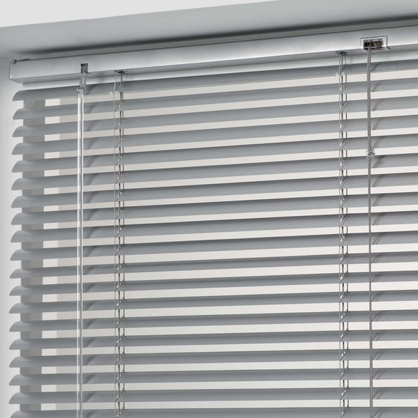 Tenda in metallo grigio 90x130 cm Venitien - douceur d'intérieur-image-1