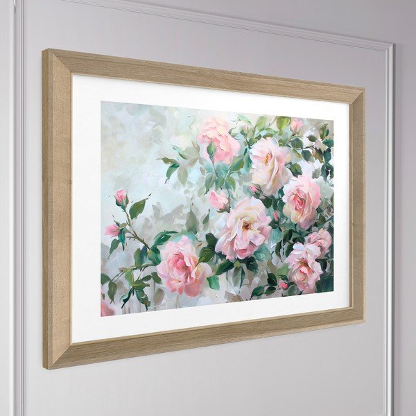 Dipinto stampato con cornice inclusa 75x56 cm Blooming Roses – Styler-image-3