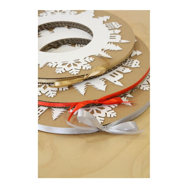 Corona d'Avvento con nastro grigio - Unlimited Design for kids-image-4