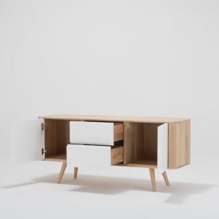 Cassettiera in rovere , 135 x 42 x 60 cm Ena - Gazzda