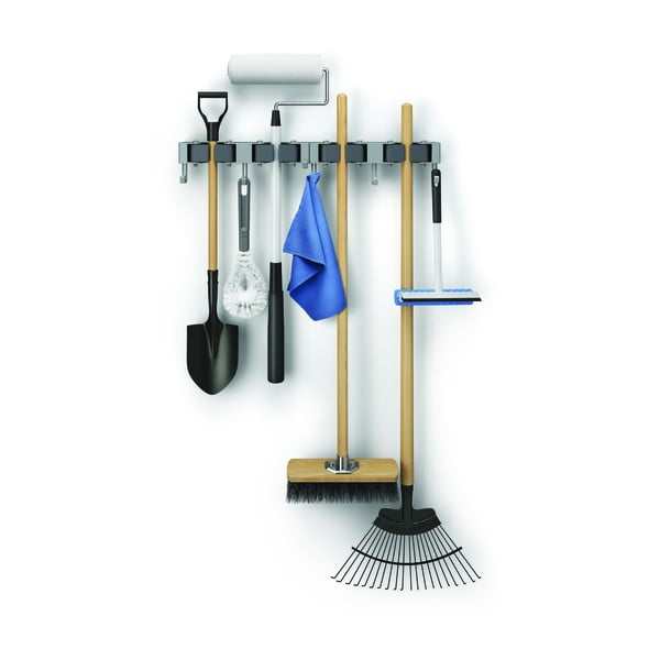 Supporto a parete per scopa e mocio in set di 2 pezzi - Metaltex-image-2