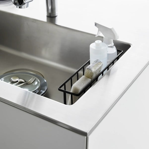 Supporto per detersivo senza foratura nero in metallo Film Hook – YAMAZAKI-image-3