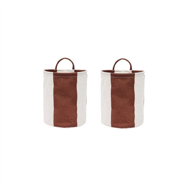 Set di cesti in tessuto 2 pz ø 18x22 cm Kara – OYOY Living Design