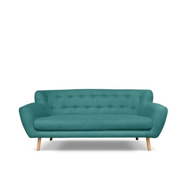 Divano verde e blu Cosmopolitan design Londra, 192 cm - Cosmopolitan Design