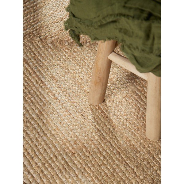 Tappeto color crema/di colore naturale in iuta reversibile/tessuto a mano 80x150 cm Looma – Hanse Home-image-3