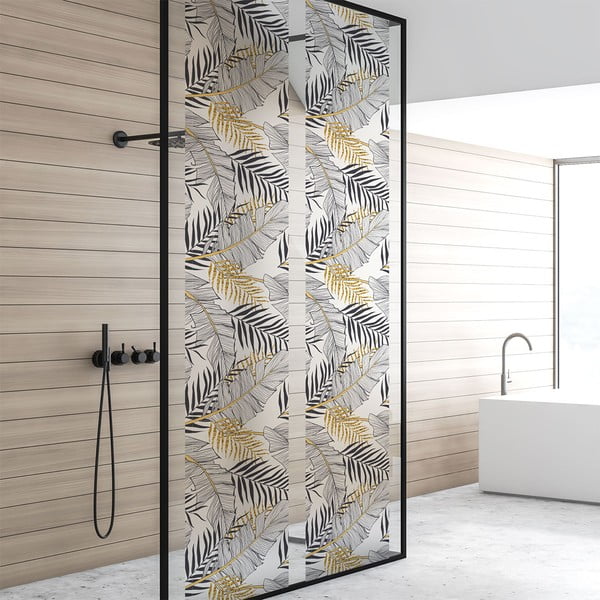 Adesivo per finestre 200x40 cm Classy Palm Leaves - Ambiance-image-2