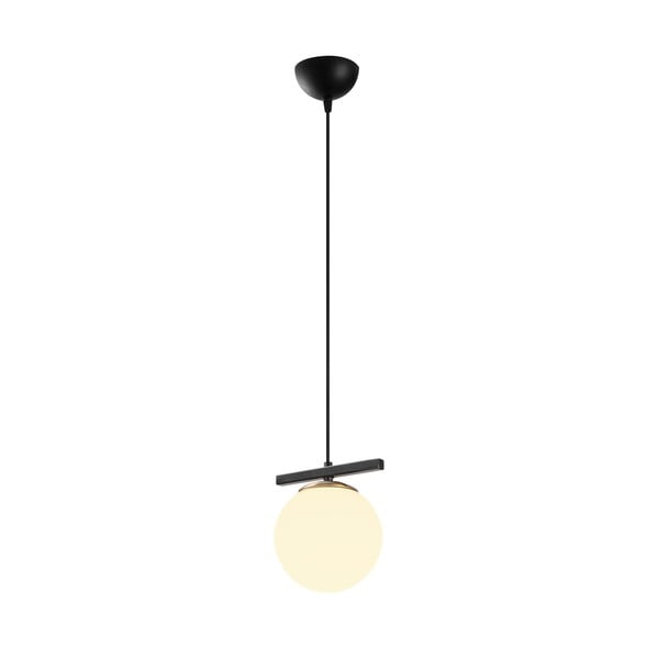 Lampadario bianco/nero con paralume in vetro ø 15 cm Üzüm – Opviq lights-image-2