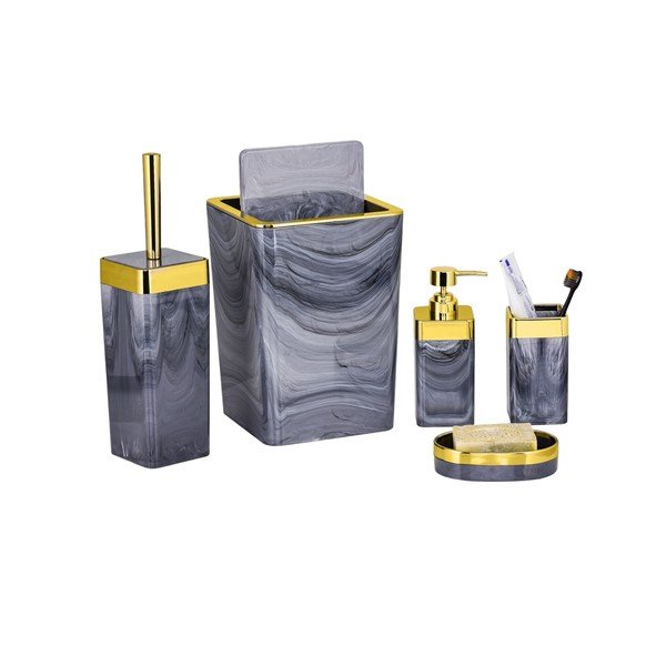 Set di accessori da bagno grigi - Oyo Concept
