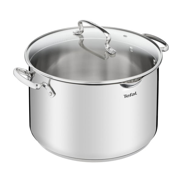 Pentola in acciaio inox con coperchio per induzione 10 l Duetto+ - Tefal