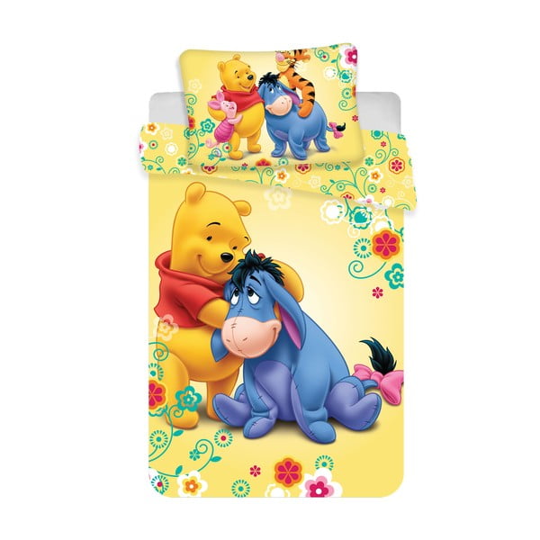 Biancheria da letto per bambini in cotone per culla 100x135 cm Winnie-the-Pooh – Jerry Fabrics