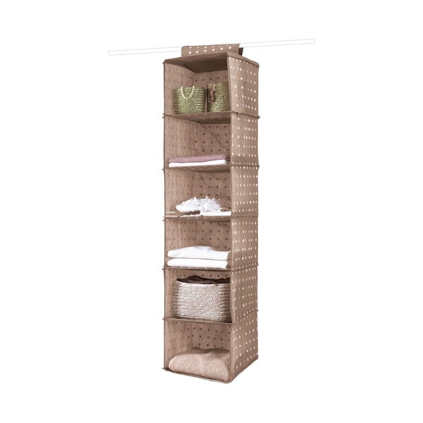 Organizer beige a 6 scomparti Dots Rivoli - Compactor-image-2