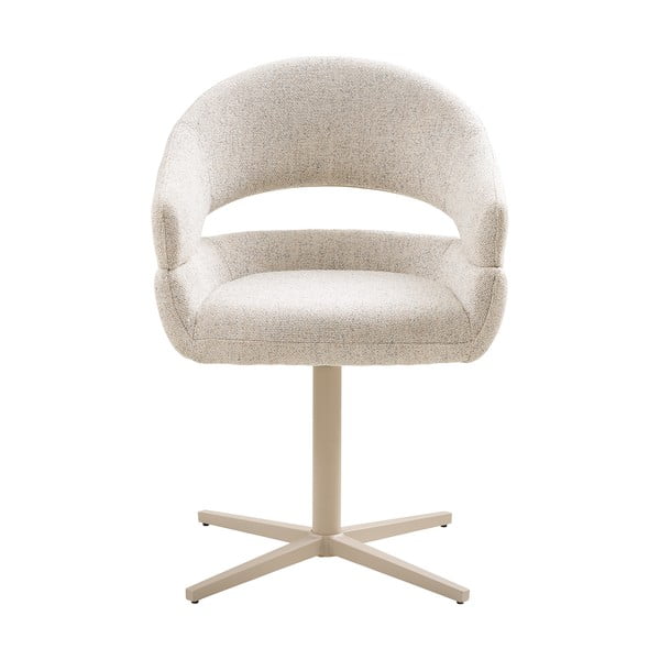 Set di sedie da pranzo color crema in imbottito con braccioli 2 pz Dover – House Nordic-image-4