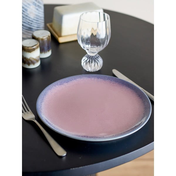 Piatto rosa chiaro in gres ø 26,5 cm Paula – Bloomingville-image-2