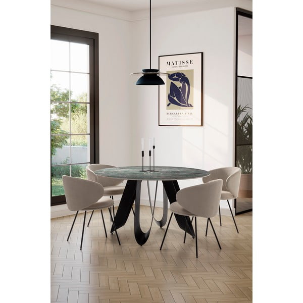 Tavolo da pranzo rotondo ø 135 cm Aila - Marckeric-image-1