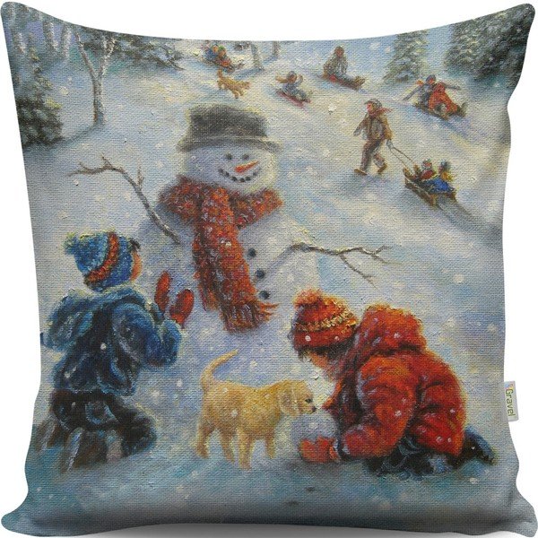 Cuscino Vintage Christmas, 43 x 43 cm - Gravel