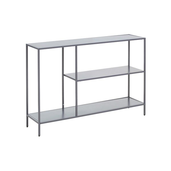 Tavolo consolle grigio in acciaio 30x120 cm Acero – Premier Housewares